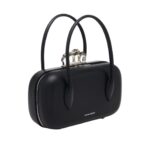 ALEXANDER MCQUEEN WOMENS THE REVERSE CLUTCH IN BLACK