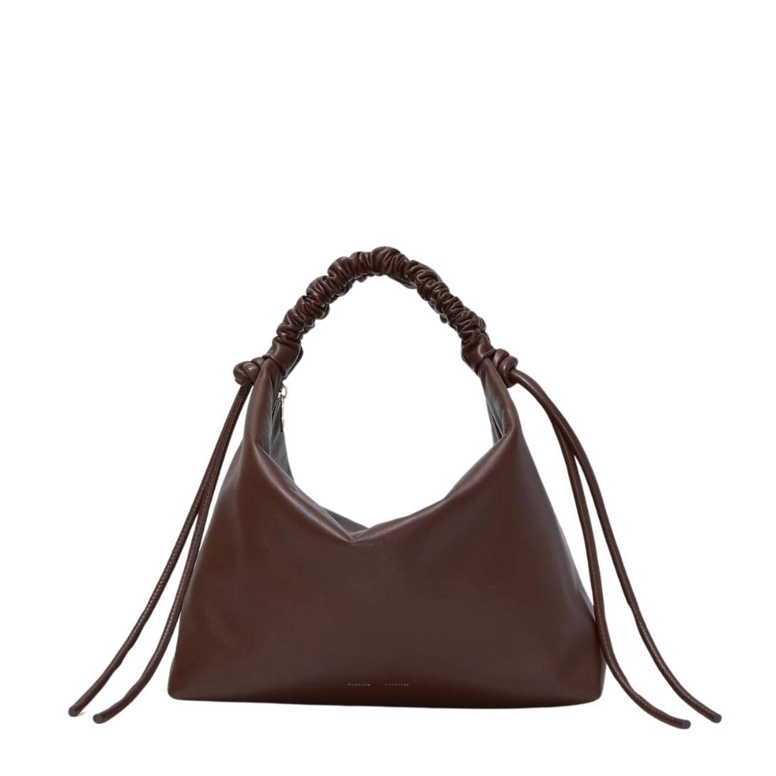 PROENZA MEDIUM DRAWSTRING SHOULDER BAG MOCHA