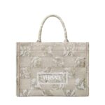 VERSACE CONTRASTO ATHENA TOTE BAG
