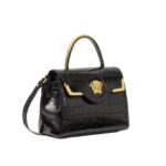 VERSACE CROC-EFFECT MEDUSA '95 CROSSBODY BAG