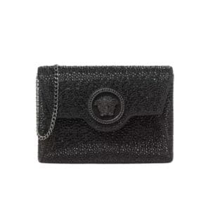 VERSACE CRYSTAL LA MEDUSA ENVELOPE CLUTCH