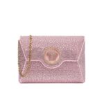 VERSACE CRYSTAL LA MEDUSA ENVELOPE CLUTCH