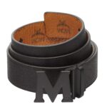 MCM CLAUS M REVERSIBLE BELT 1.75” IN VISETOS COGNAC
