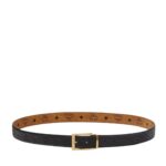 MCM AREN REVERSIBLE BELT 1.3” IN EMBOSSED MONOGRAM LEATHER BLACK