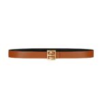 GIVENCHY REVERSIBLE BELT IN BOX LEATHER SOFT TAN