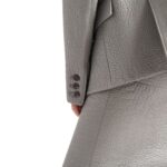 PRADA NAPPA LEATHER SKIRT