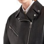 PRADA LEATHER BIKER JACKET