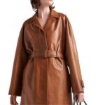 PRADA NAPPA LEATHER COAT