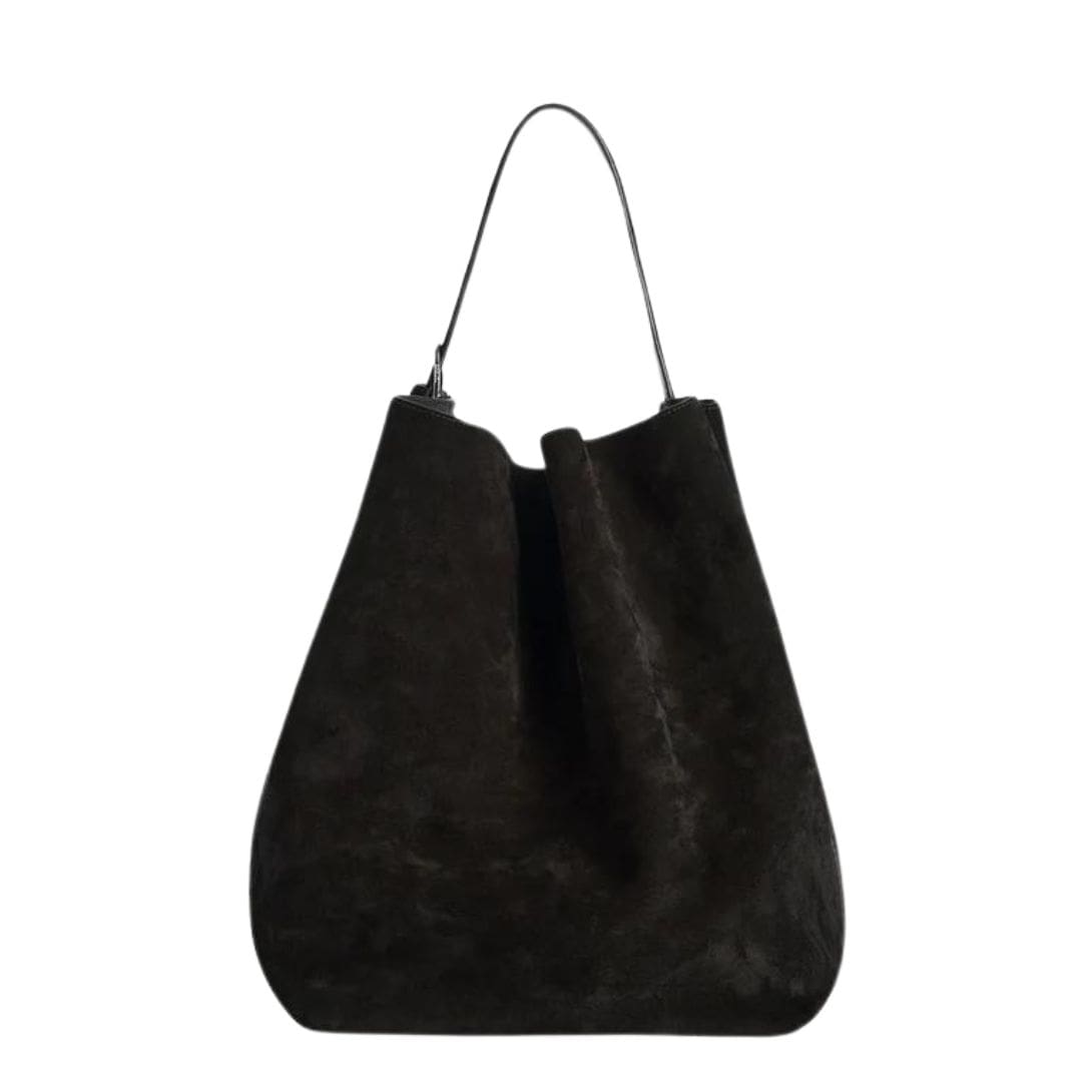 LA GARCONNE TOTÊME BELTED SUEDE TOTE 1 LA GARCONNE TOTÊME BELTED SUEDE TOTE
