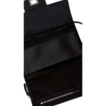 PROENZA FLIP SHOULDER BAG IN SATIN BLACK