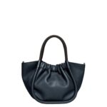 PROENZA SMALL RUCHED CROSSBODY TOTE DARK NAVY