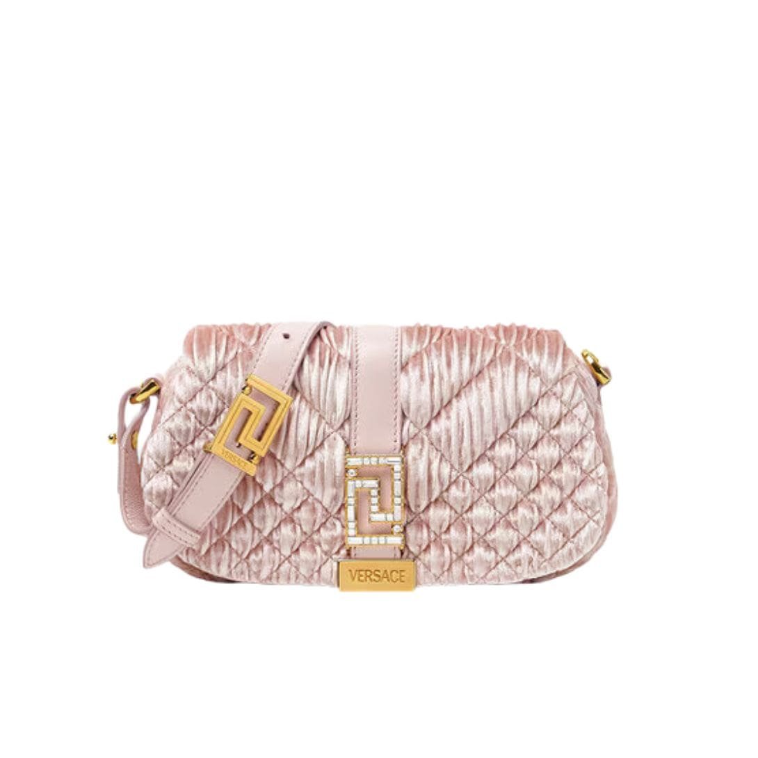 VERSACE GRECA GODDESS VELVET MINI BAG