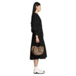 PROENZA SMALL RUCHED CROSSBODY TOTE LIGHT TAUPE