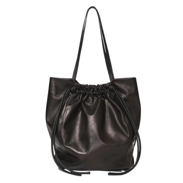 PROENZA DRAWSTRING TOTE BLACK
