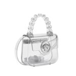 VERSACE LA MEDUSA TRANSPARENT MINI BAG