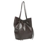 PROENZA DRAWSTRING TOTE DARK CHOCOLATE