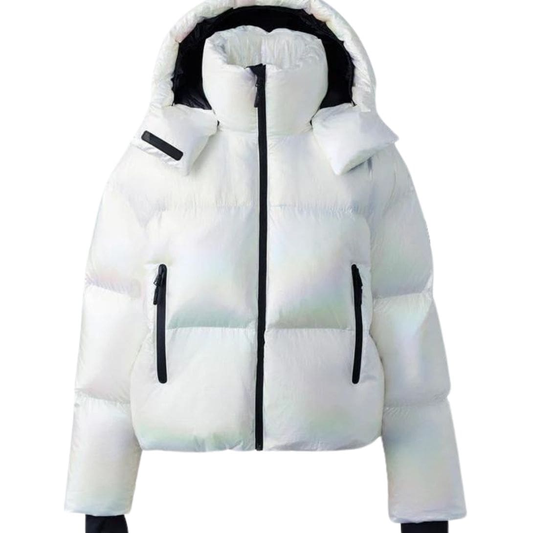 mackage tessy-prl quilted down jacket with removable hood