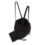 PROENZA DRAWSTRING TOTE IN NYLON BLACK