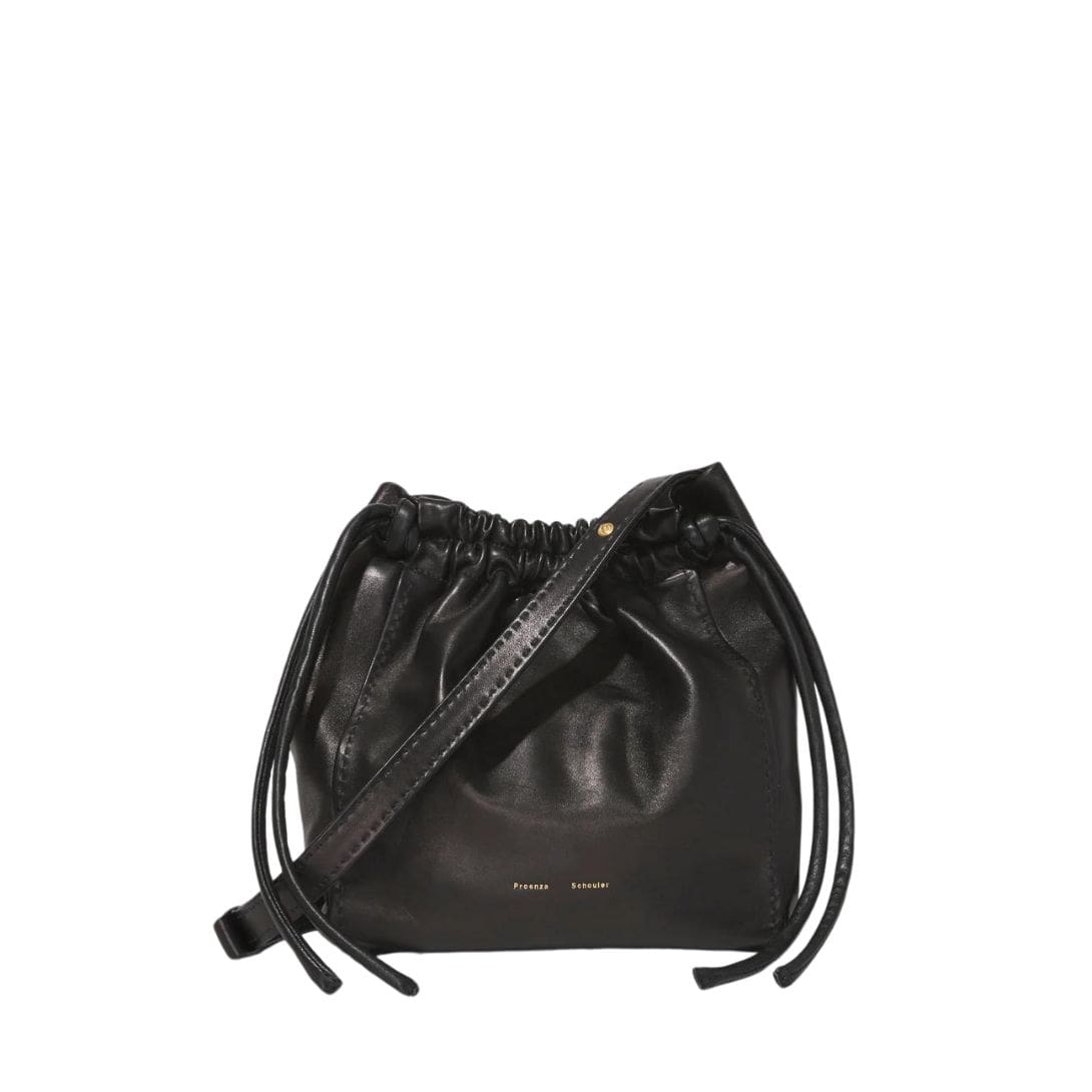 PROENZA DRAWSTRING POUCH BLACK