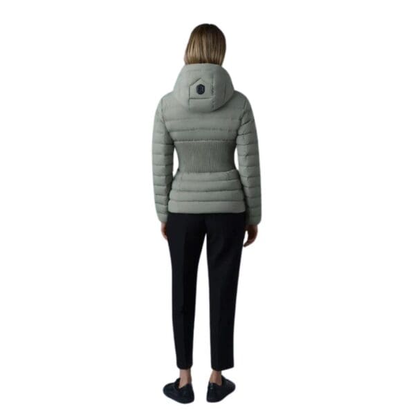 MACKAGE MICHI AGILE-360 STRETCH LIGHT DOWN JACKET WITH HOOD
