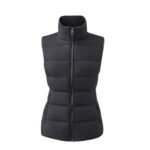 MACKAGE GISELA STRETCH LIGHT DOWN VEST WITH STAND COLLAR