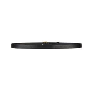 GIVENCHY BELT IN LEATHER WITH G-CHAIN BUCKLE BLACK