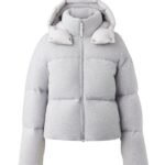 mackage tessy-k medium down jacket with cashmere blend shell