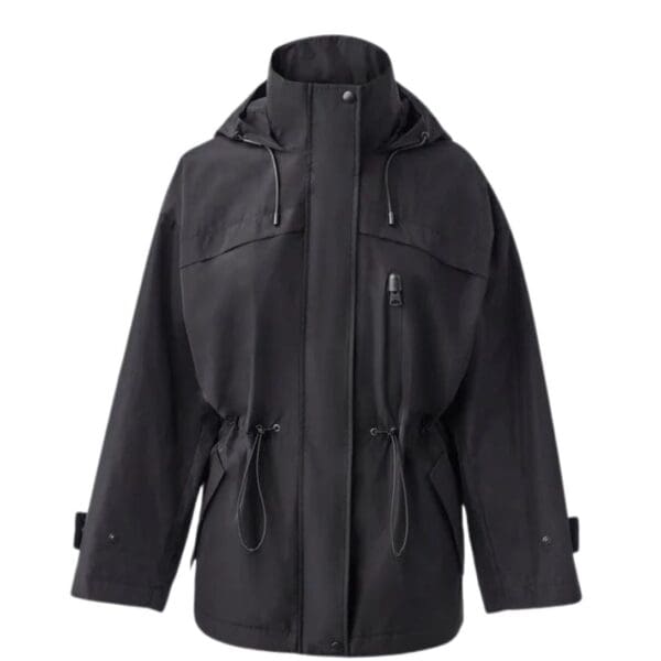 mackage carrie-city short 2-in-1 rain parka with removable liner