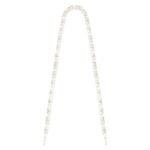 GIVENCHY G CUBE CHAIN STRAP IN METAL PALLADIUM