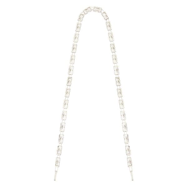 GIVENCHY G CUBE CHAIN STRAP IN METAL PALLADIUM