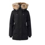 MACKAGE KINSLEE 2-IN-1 OVERSIZED DOWN PARKA WITH BIB AND NATURAL FUR