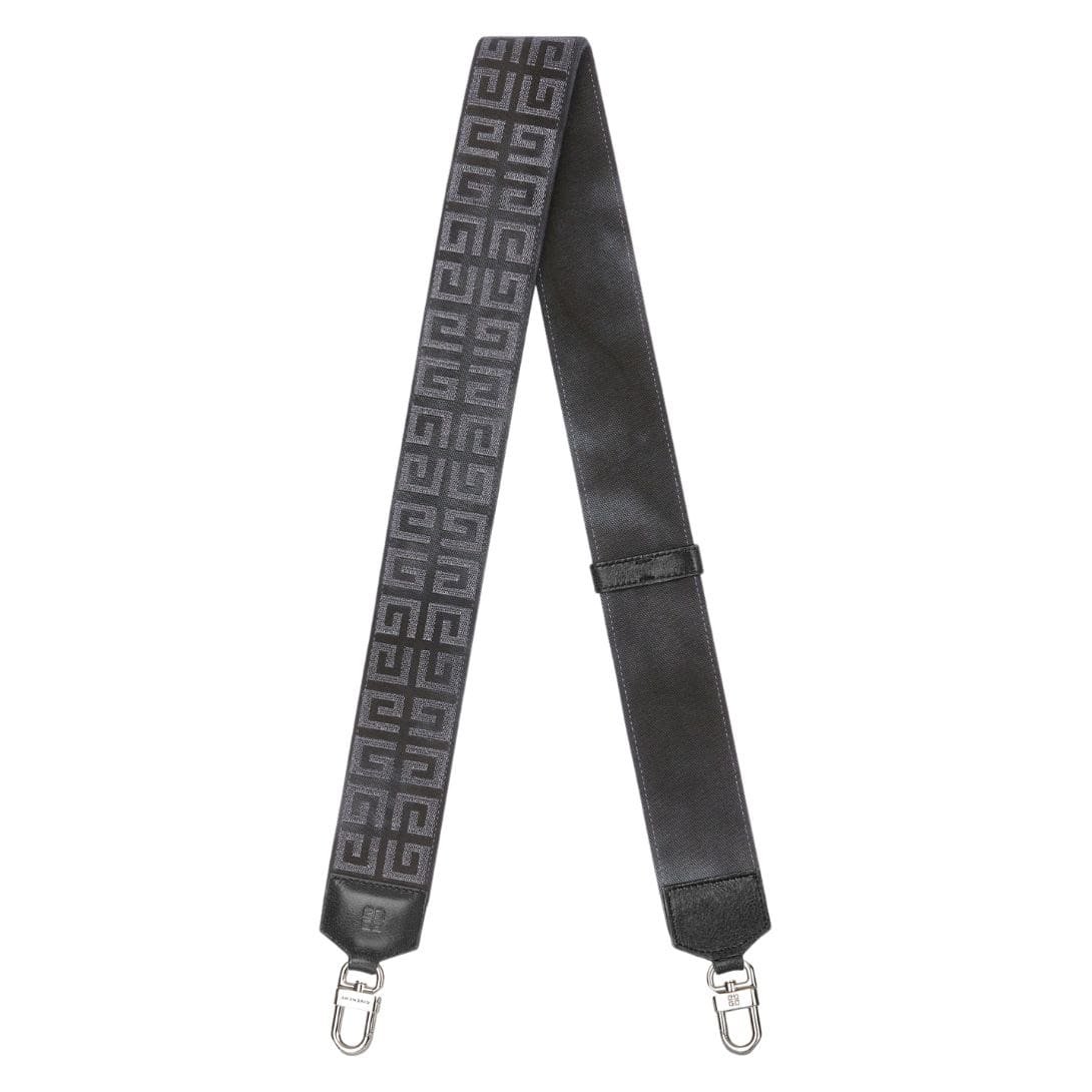 GIVENCHY STRAP IN 4G LUREX EMBROIDERY BLACK