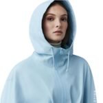 mackage autumn monochromatic leather coat with hood