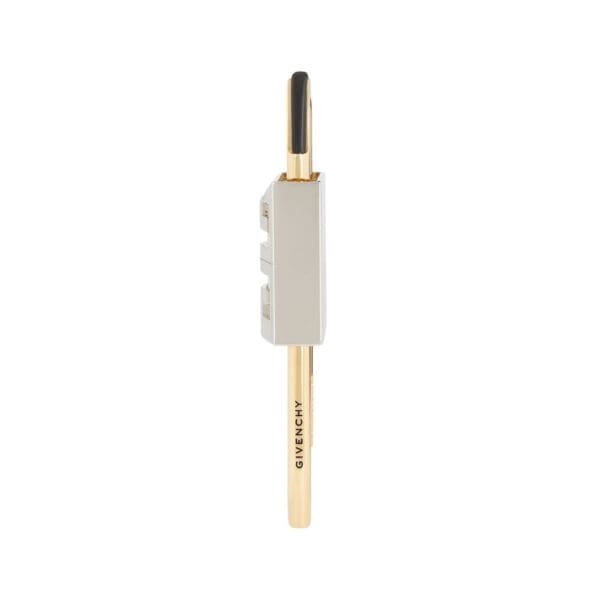 GIVENCHY SMALL 4G PADLOCK IN TWO TONE METAL GOLDEN/SILVERY