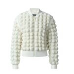 MACKAGE HELEN DIAMOND QUILTED BOMBER JACKET