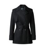 MACKAGE ADVA MID-LENGTH BUCKLED BELT TRENCH