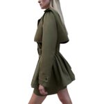 MACKAGE ADVA MID-LENGTH BUCKLED BELT TRENCH