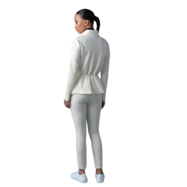 MACKAGE LAIKA HYBRID DOWN JACKET WITH PEPLUM