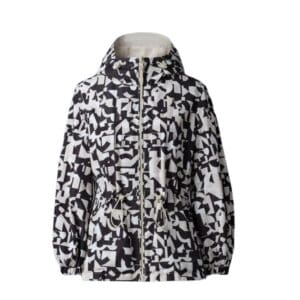 MACKAGE DELIA REVERSIBLE ABSTRACT GEOMETRIC JACKET WITH HOOD