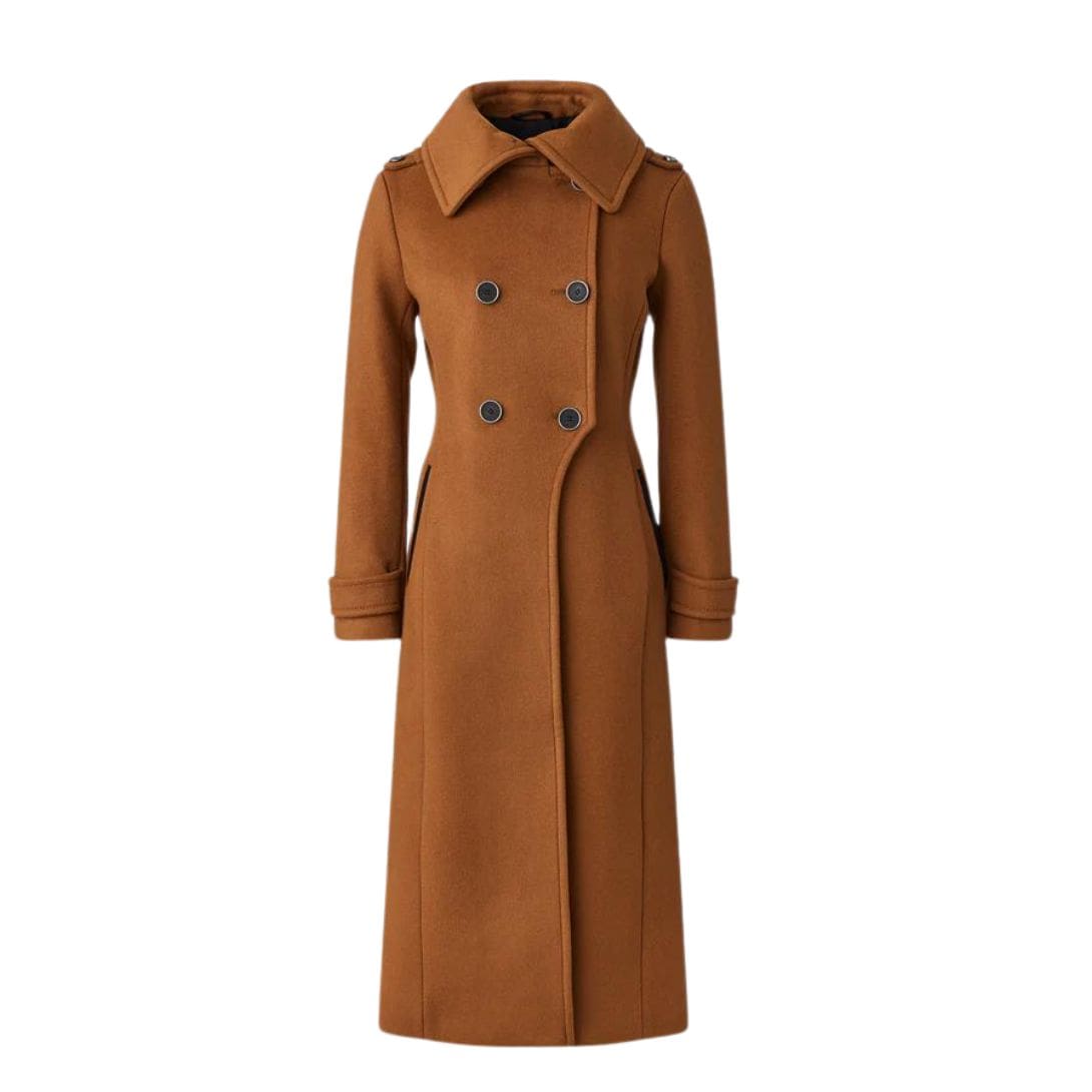 MACKAGE ELODIE DOUBLE FACE WOOL TAILORED COAT