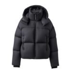 MACKAGE TESSY MEDIUM DOWN HOODED JACKET WITH SOFTWASH CRINKLE FINISH