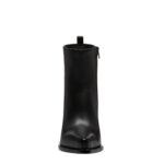 MAGDA BUTRYM CALF LEATHER COWBOY ANKLE BOOTS IN BLACK