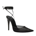 MAGDA BUTRYM POINTED-TOE MULE WRAP PUMPS IN SWAROVSKI