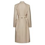 MAGDA BUTRYM WRAP COTTON COAT IN BEIGE