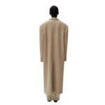 MAGDA BUTRYM CASHMERE SINGLE BREASTED LONG COAT IN BEIGE