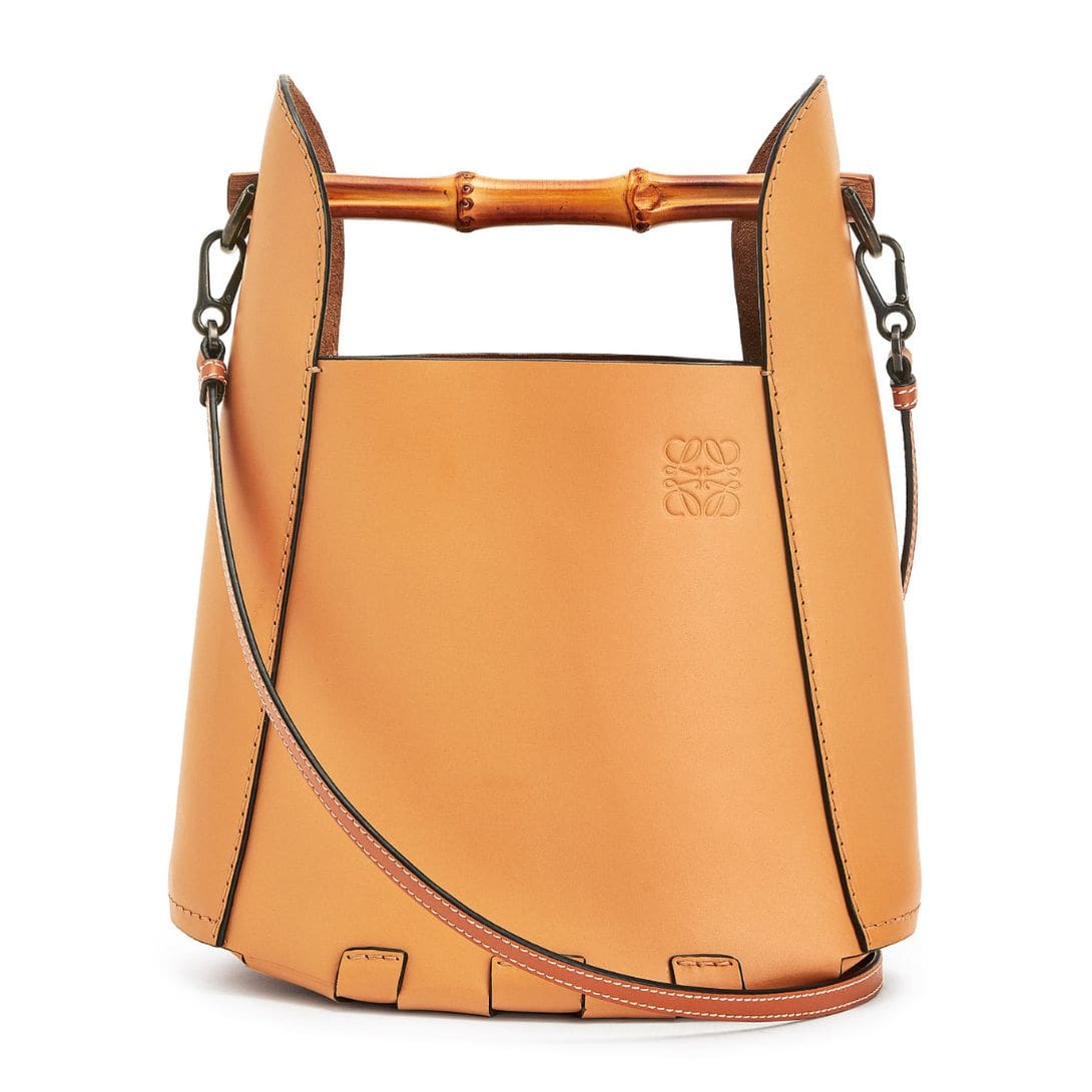 LOEWE BAMBOO BUCKET BAG IN CALFSKIN