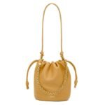 LOEWE FLAMENCO PURSE BUCKET BAG IN SOFT LAMBSKIN