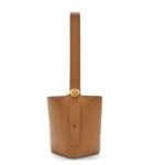 LOEWE MEDIUM PEBBLE BUCKET BAG IN SOFT CALFSKIN