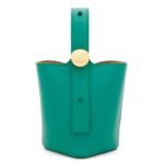 LOEWE PEBBLE MINI BUCKET BAG IN SOFT CALFSKIN