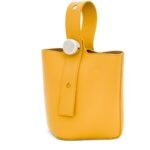 LOEWE PEBBLE MINI BUCKET BAG IN SOFT CALFSKIN